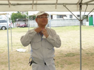 祭りの副実行委員長でもあります地区役員L山川