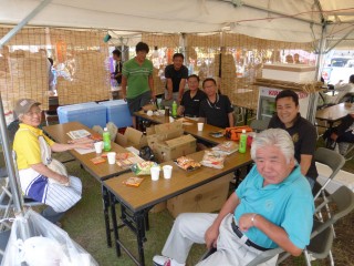 当クラブの会員でもあります、池辺市長にもお手伝いいただきました。