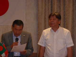 スポンサー庄田Lと新入会員 塙 仁L