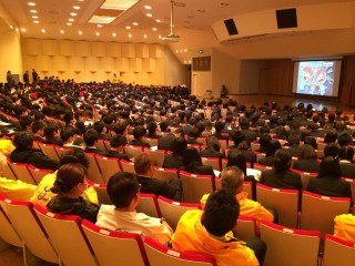 素晴らしい講堂での開催でした
